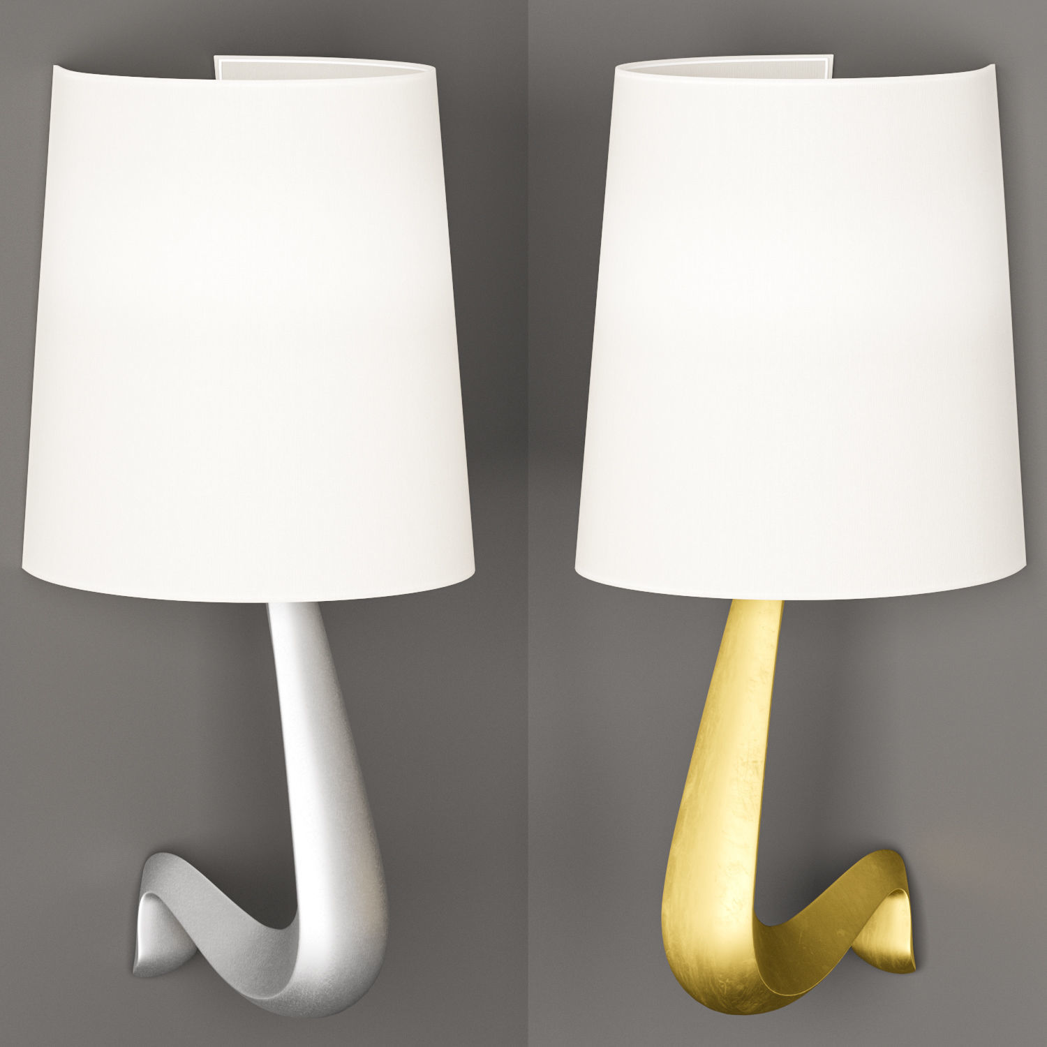 Wall sconce Visual Comfort Gaya collection 3D model_1