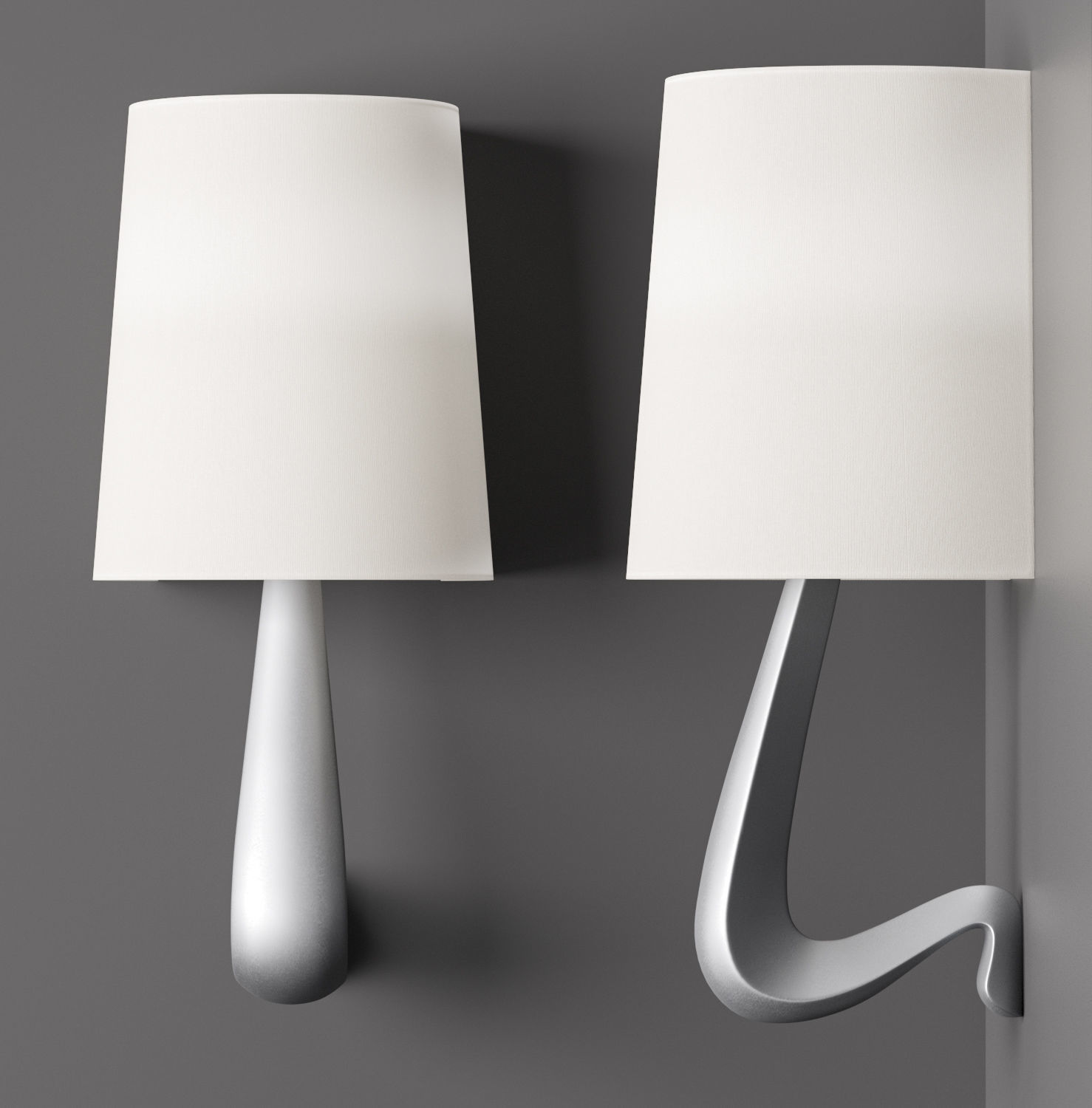 Wall sconce Visual Comfort Gaya collection 3D model_2