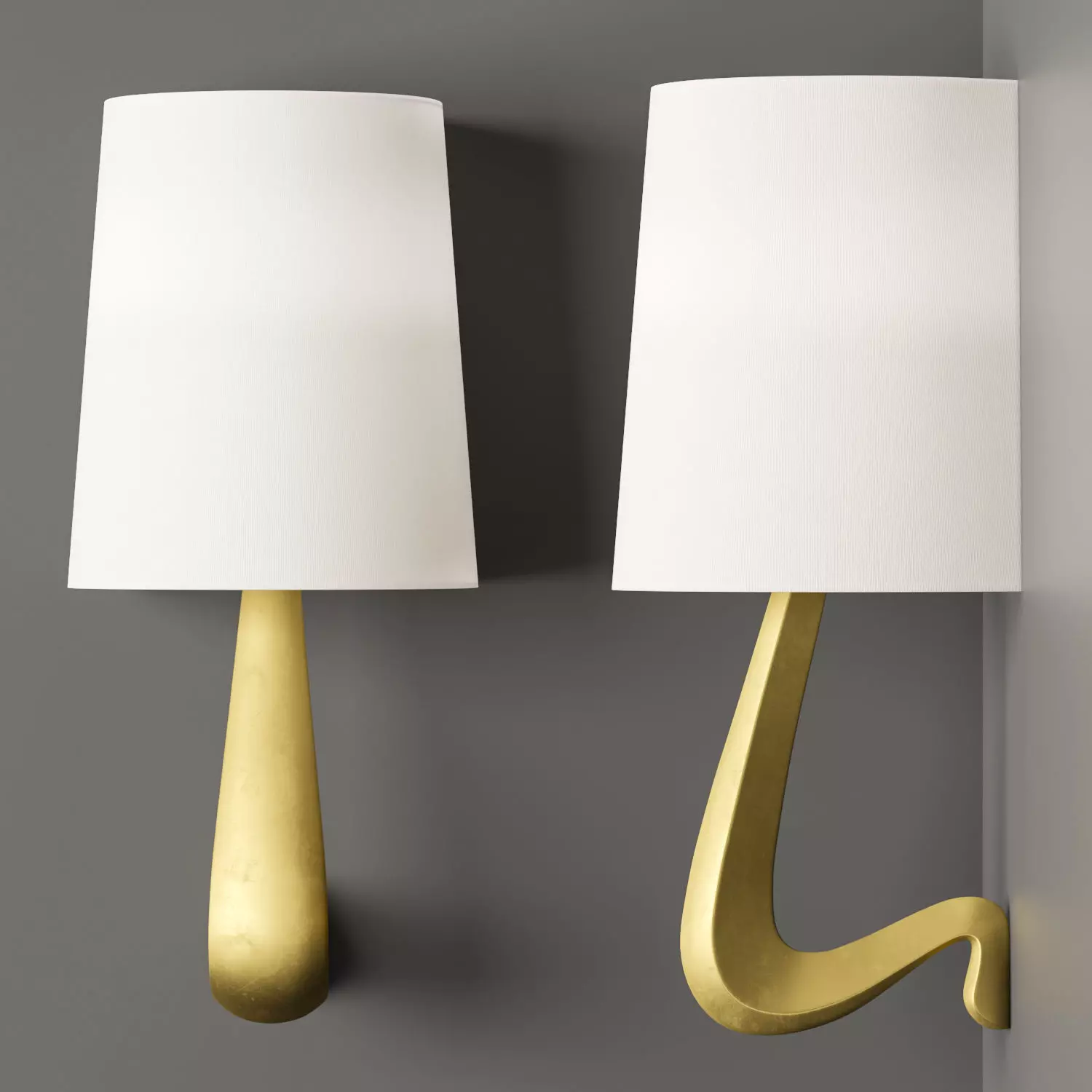Wall sconce Visual Comfort Gaya collection 3D model_0
