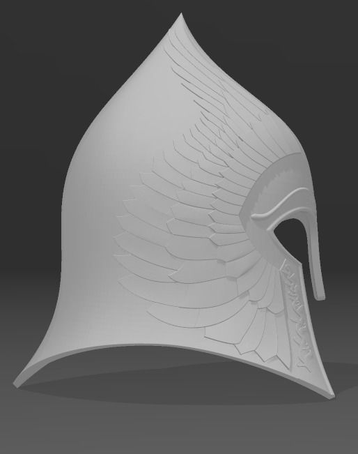 Gondor helm 3D model_2
