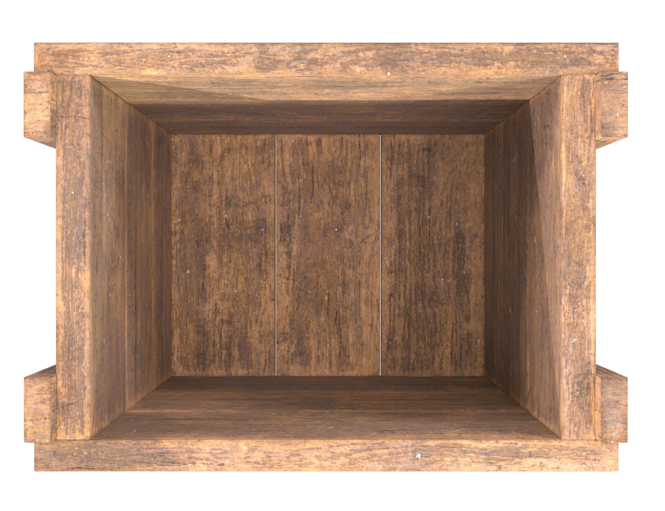 Old wooden boxes 3D Model Collection_50