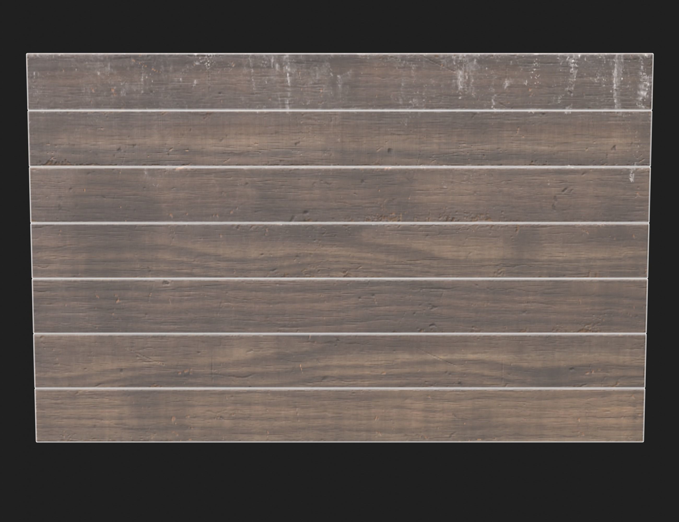 Old wooden boxes 3D Model Collection_42