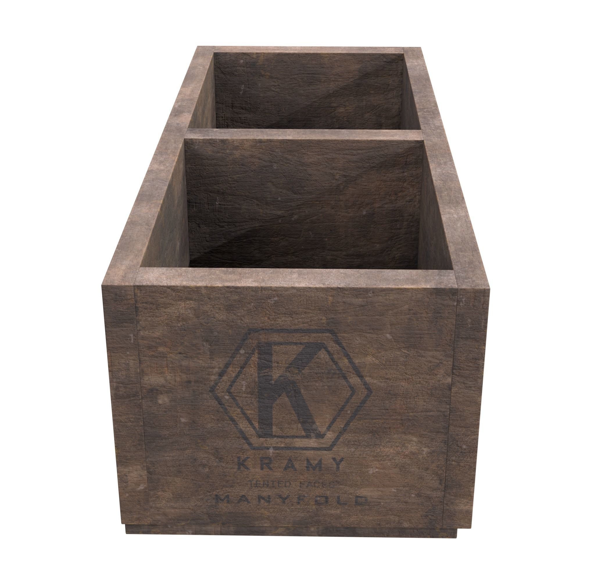 Old wooden boxes 3D Model Collection_33