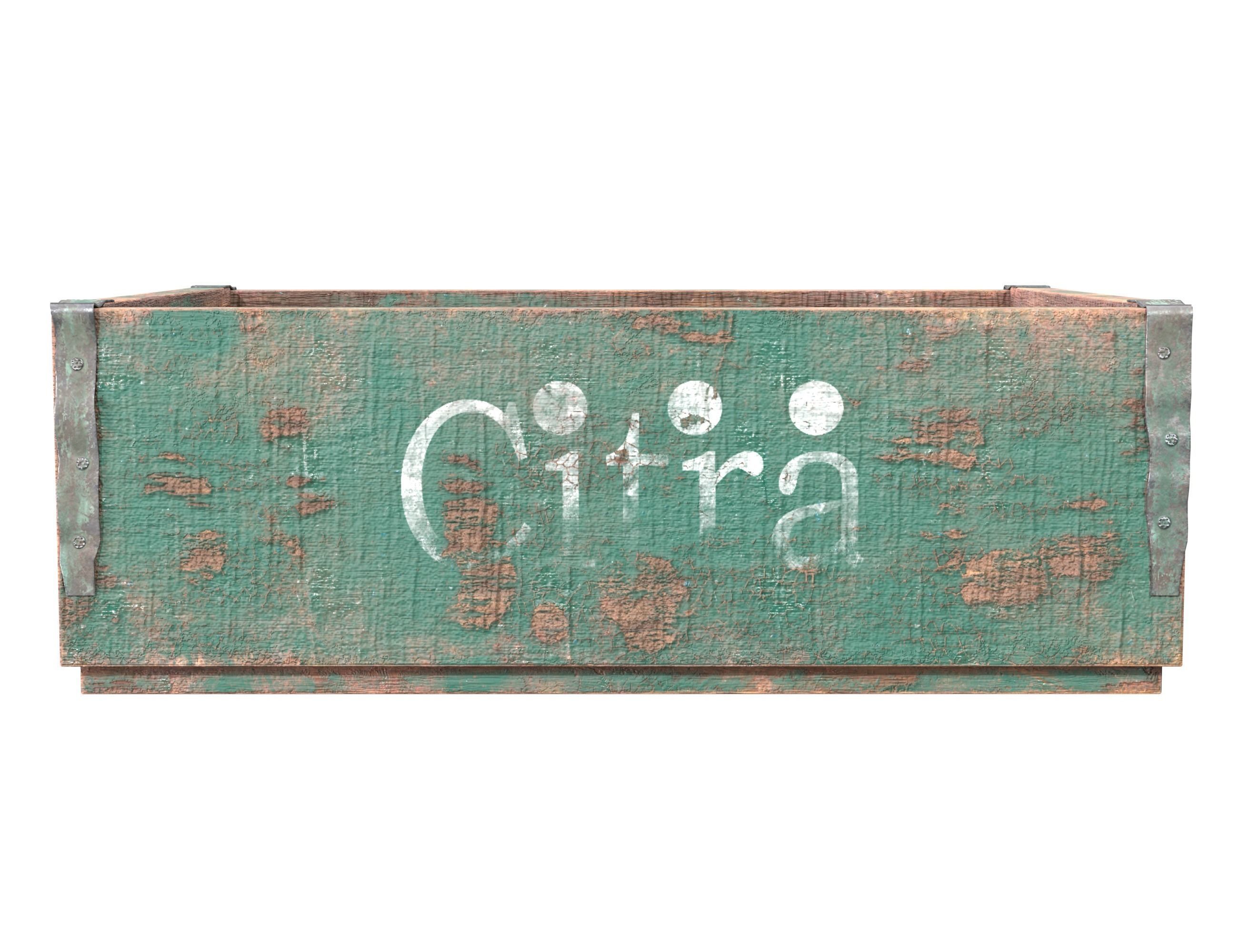 Old wooden boxes 3D Model Collection_52