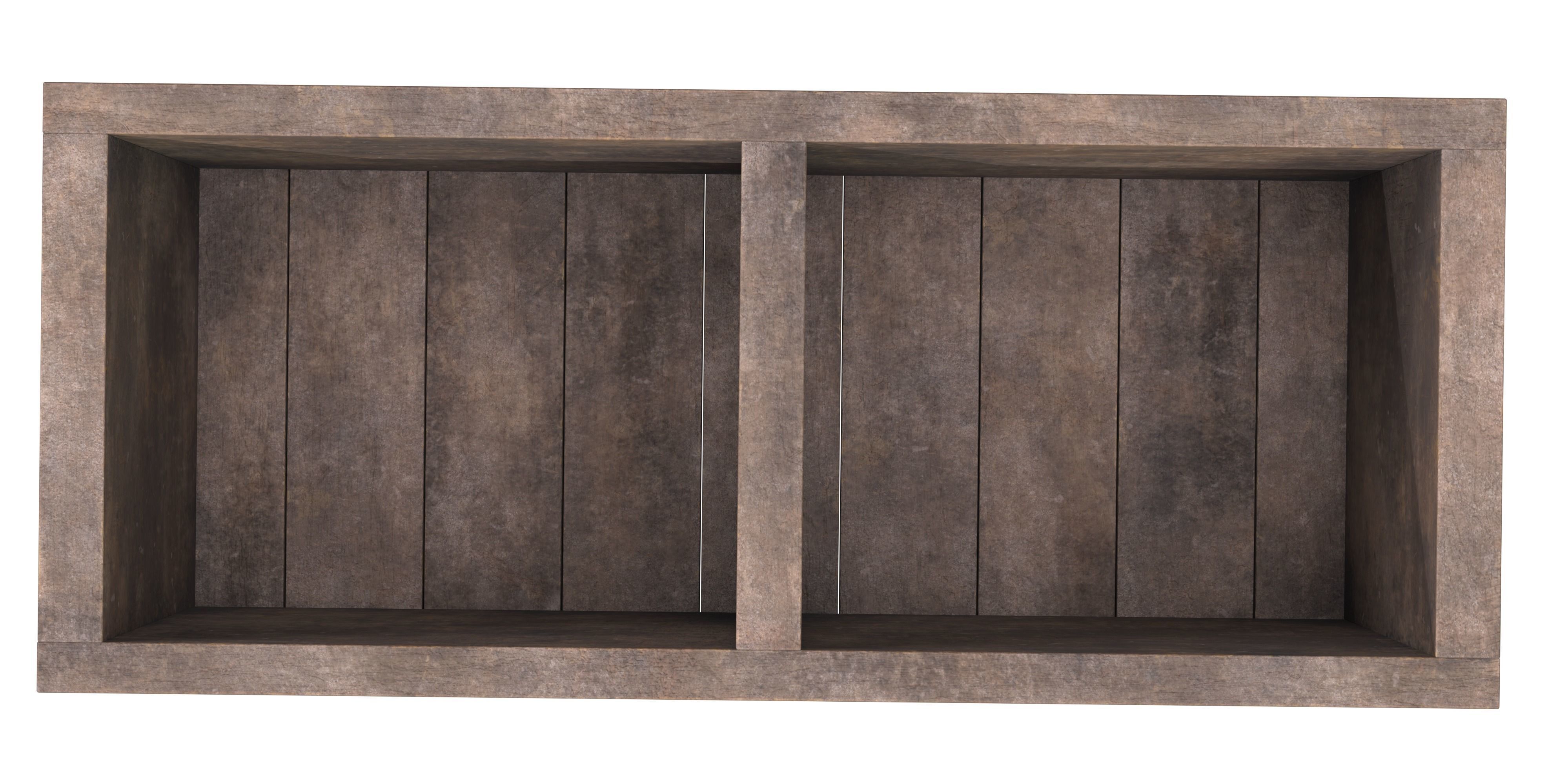 Old wooden boxes 3D Model Collection_35