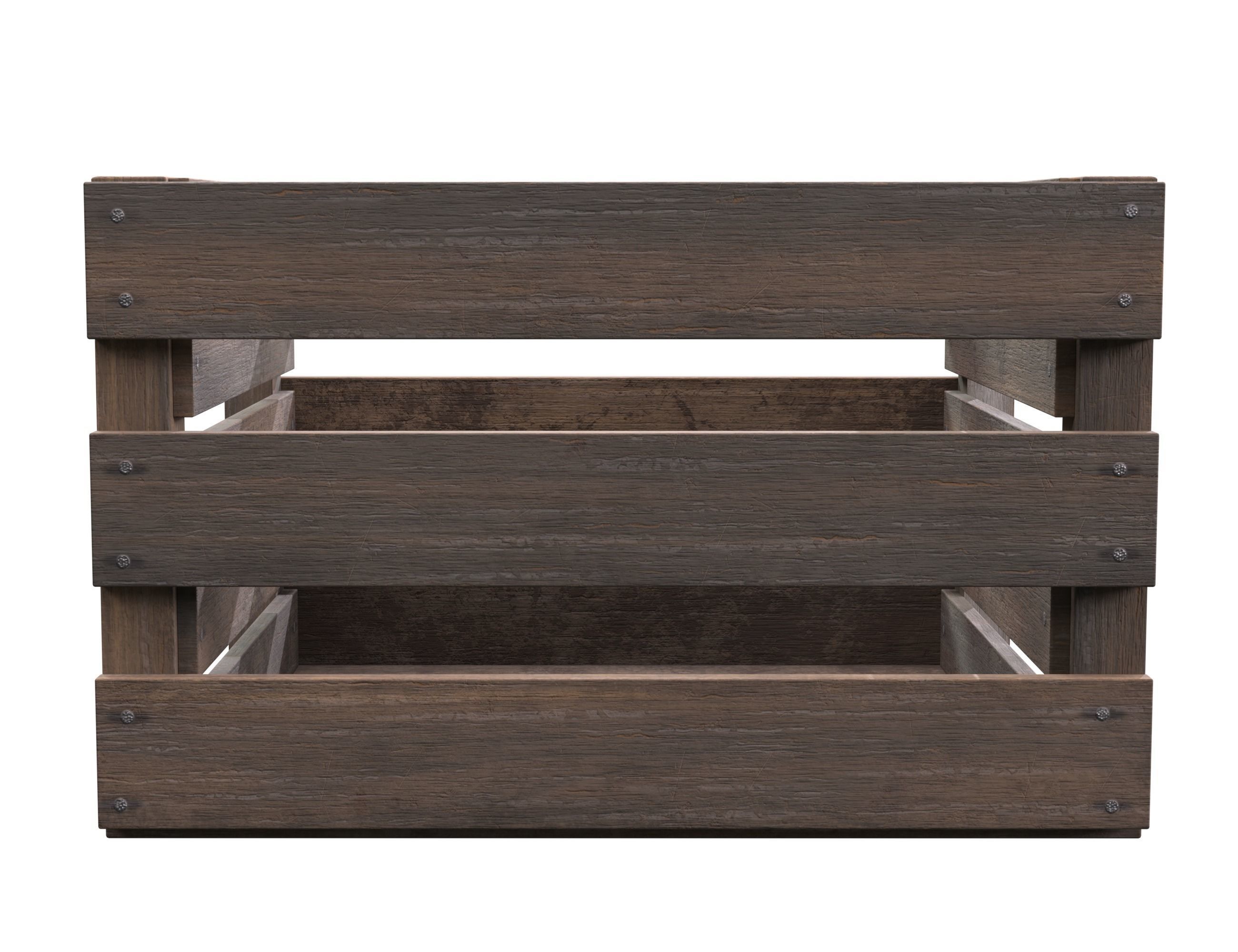 Old wooden boxes 3D Model Collection_36