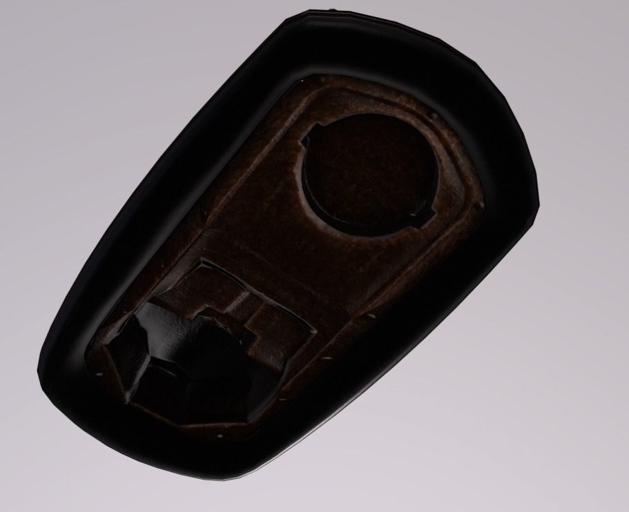 Bumper Car Low-poly 3D model_4