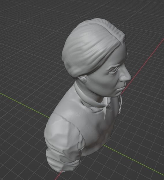 Emily Dickinson 3D print model_9