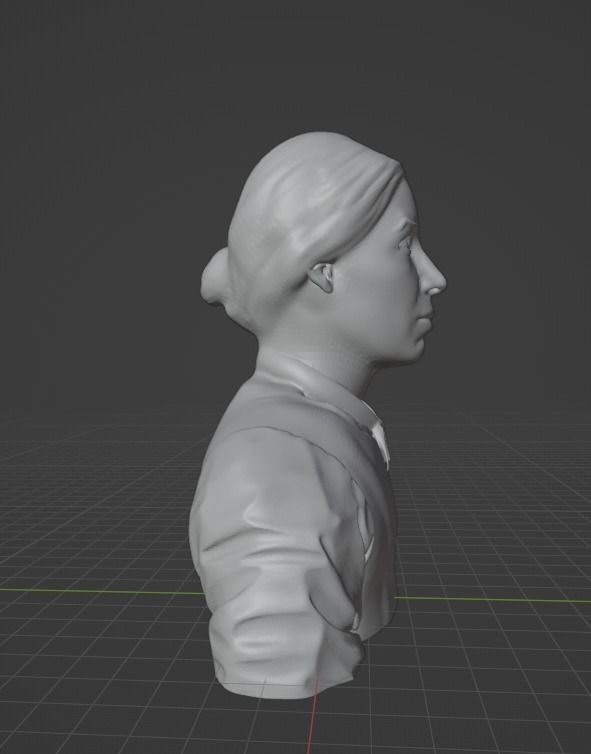 Emily Dickinson 3D print model_3