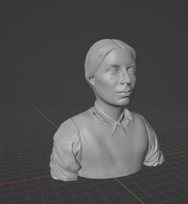 Emily Dickinson 3D print model_13
