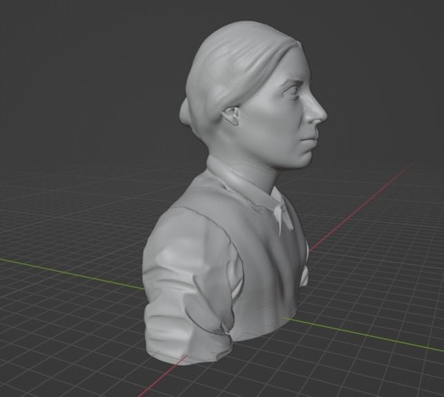 Emily Dickinson 3D print model_15