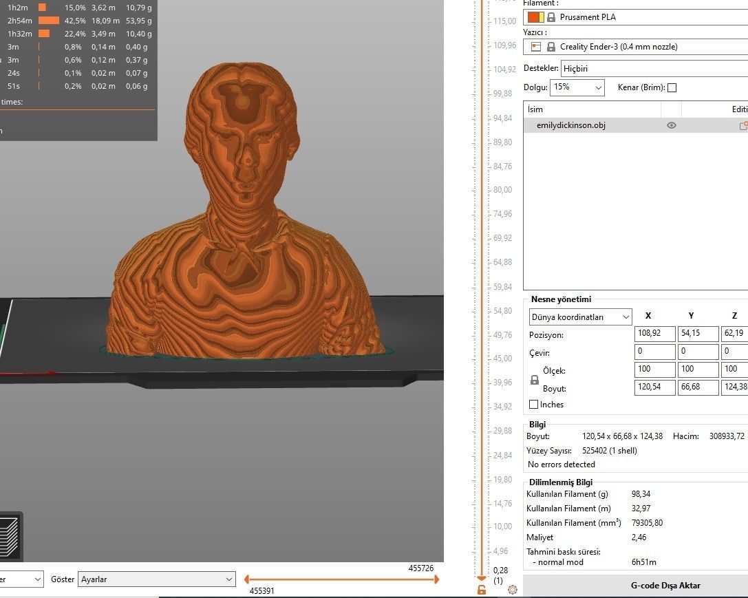 Emily Dickinson 3D print model_10