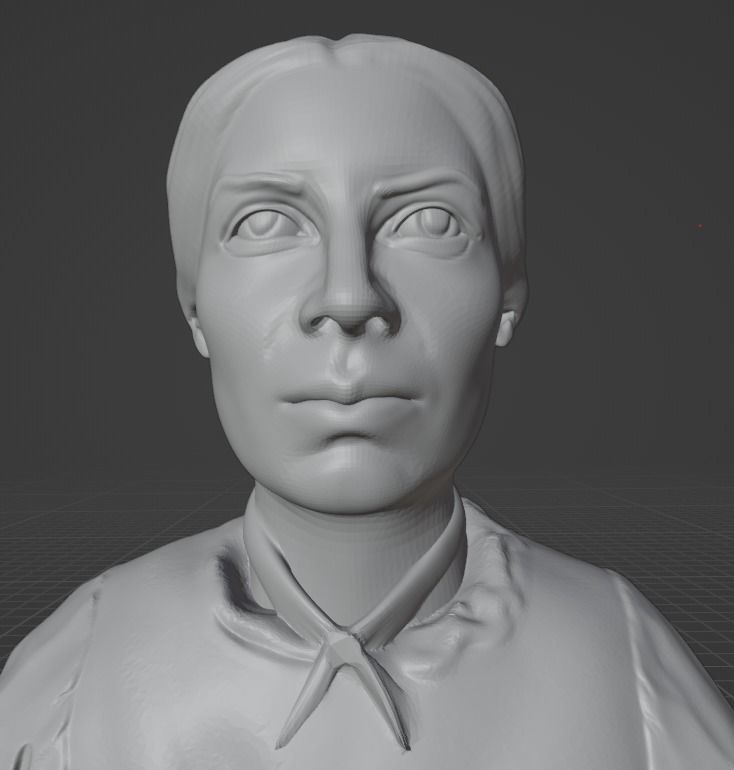 Emily Dickinson 3D print model_17