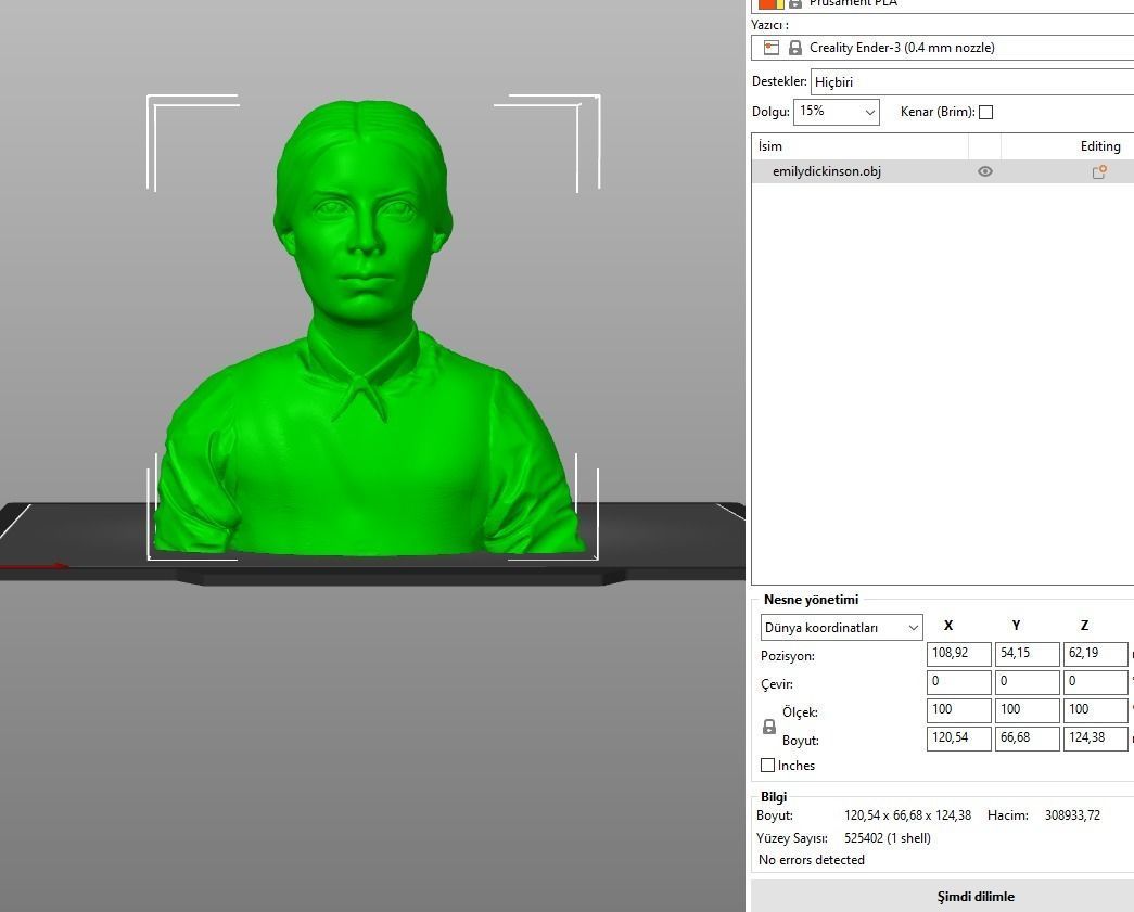 Emily Dickinson 3D print model_6