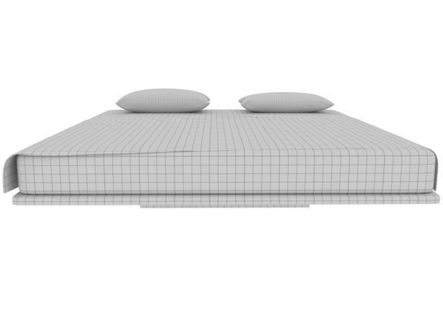 bedroom bed 3D model_1