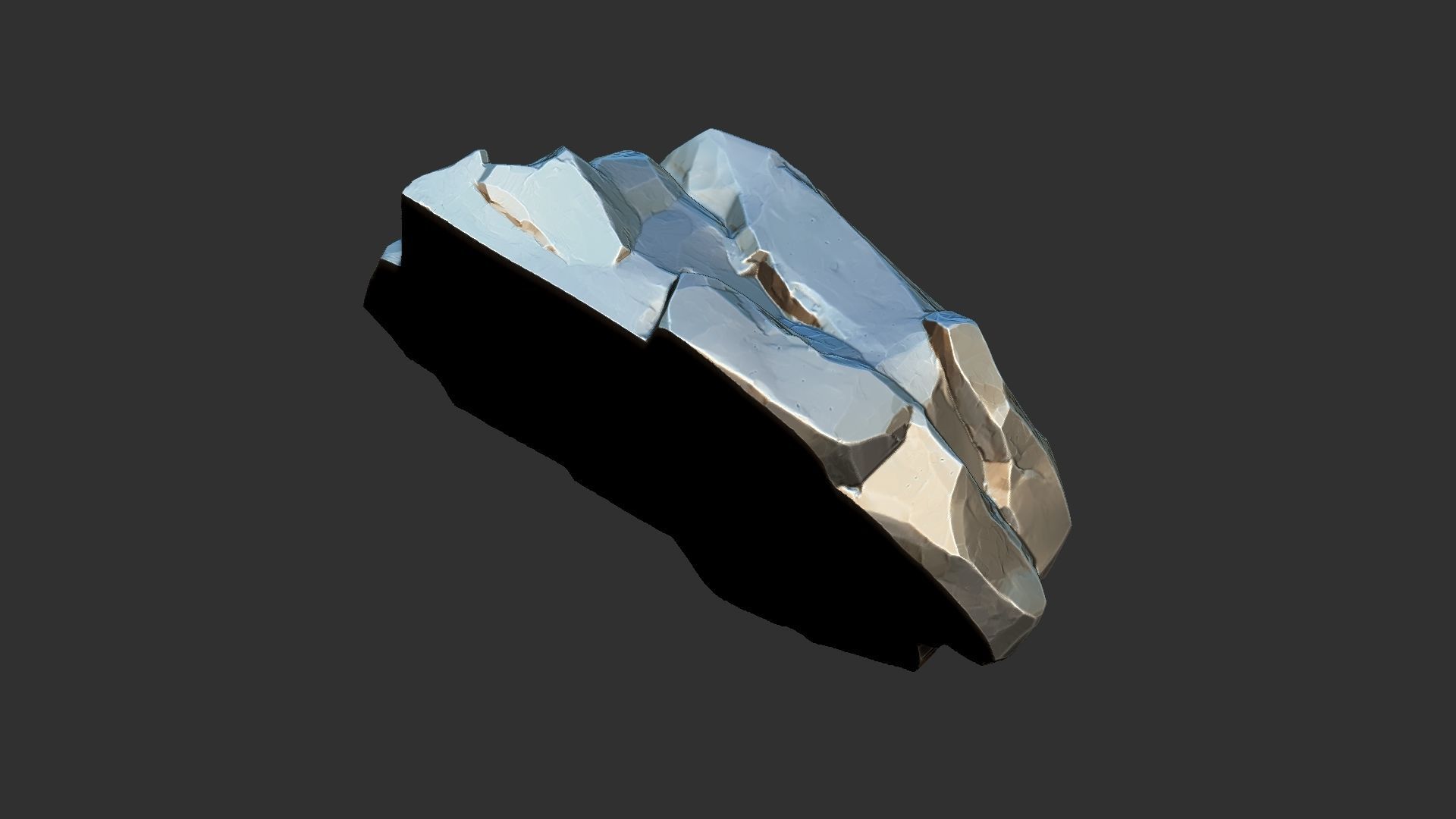 3D Mountain rock Zbrush sculpt 3D model_20