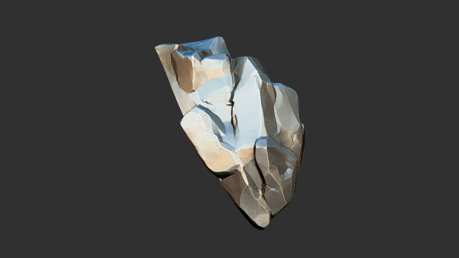 3D Mountain rock Zbrush sculpt 3D model_23