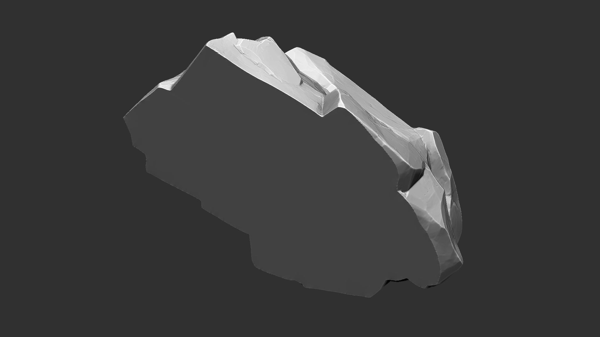 3D Mountain rock Zbrush sculpt 3D model_15