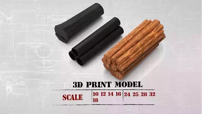 Ready to Print cargo freight for RC Truck 3D print model