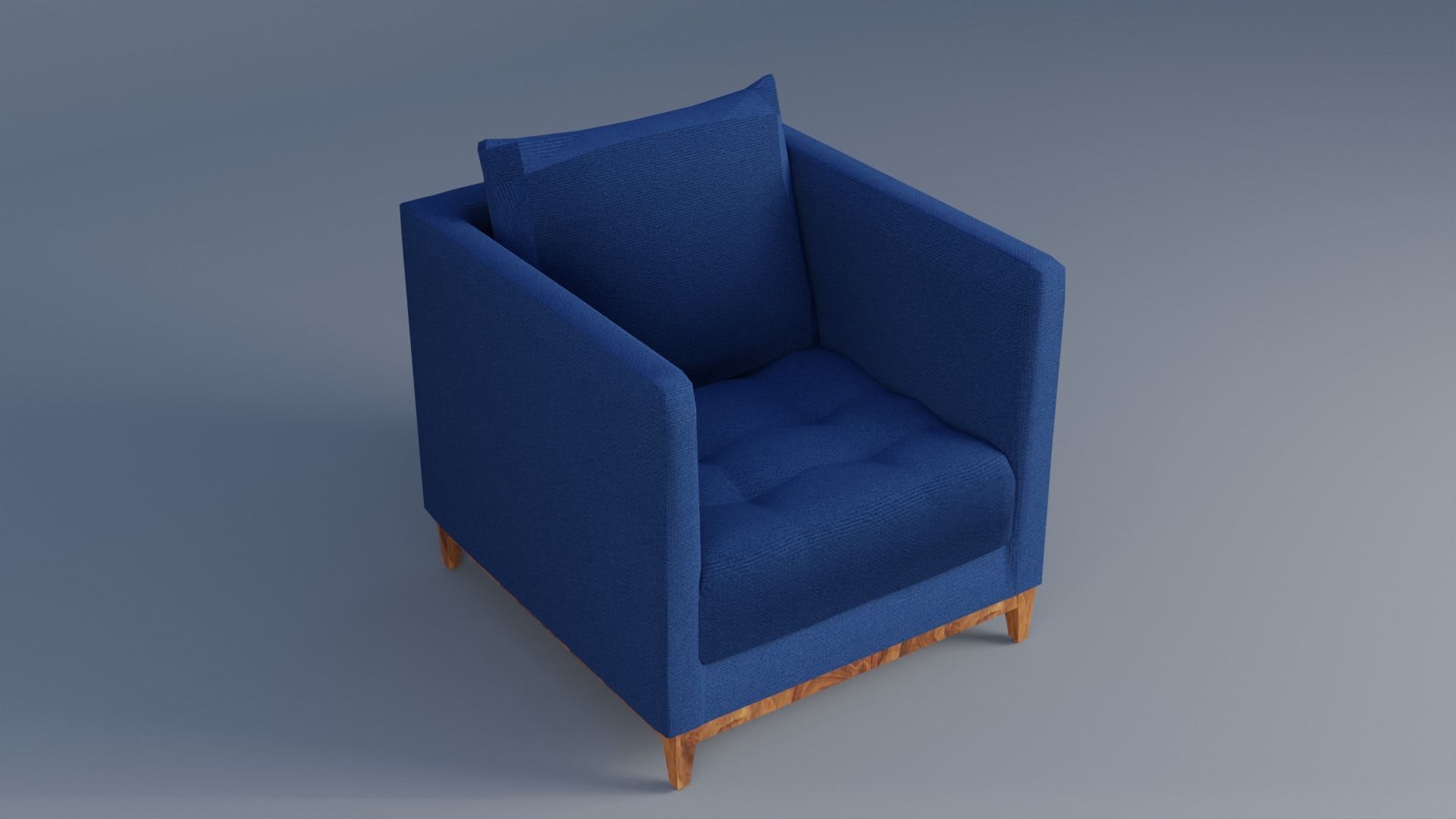 Sofa 3D Model Low-poly Low-poly 3D model_1