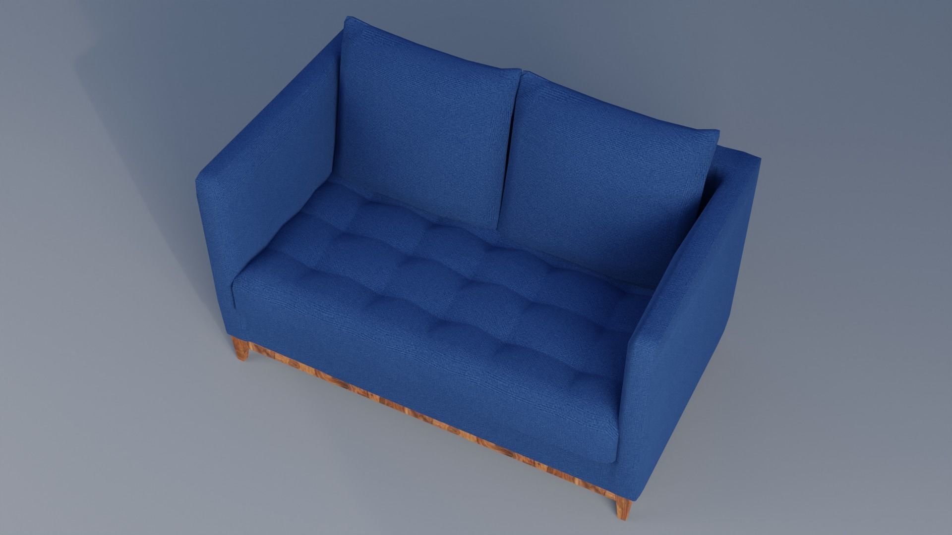 Sofa 3D Model  Low-poly 3D model_1
