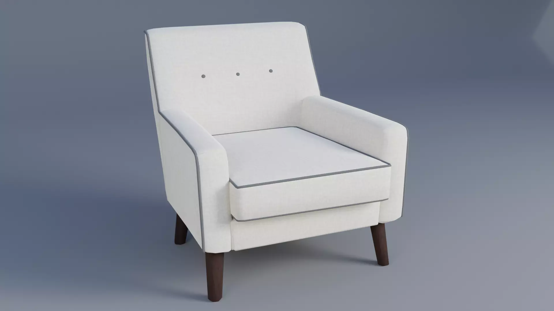 Sofa 3D Model Low-poly 3D model_0