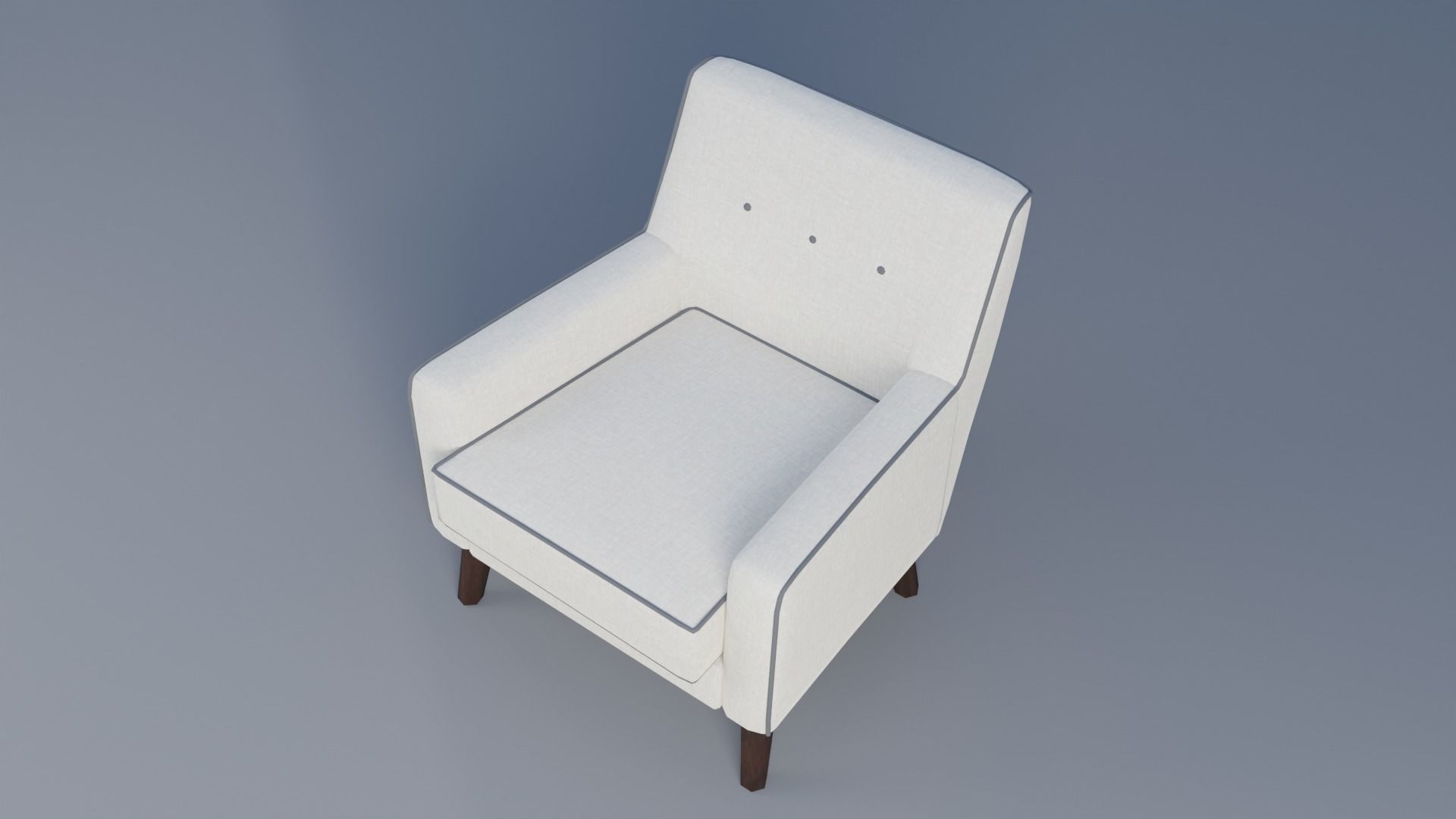 Sofa 3D Model Low-poly 3D model_1