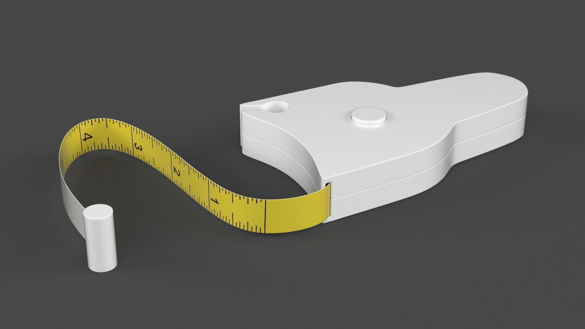 Body Tape Measure 3D model_3