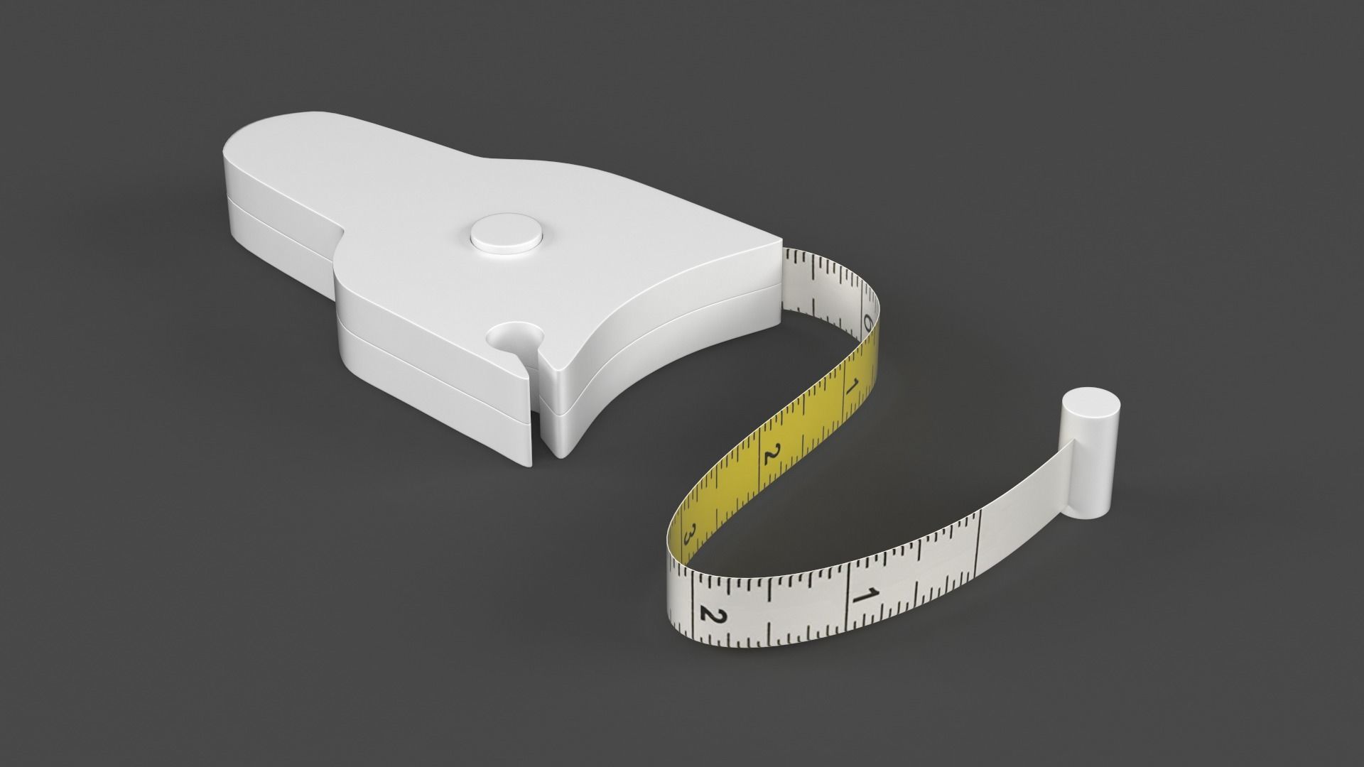 Body Tape Measure 3D model_2