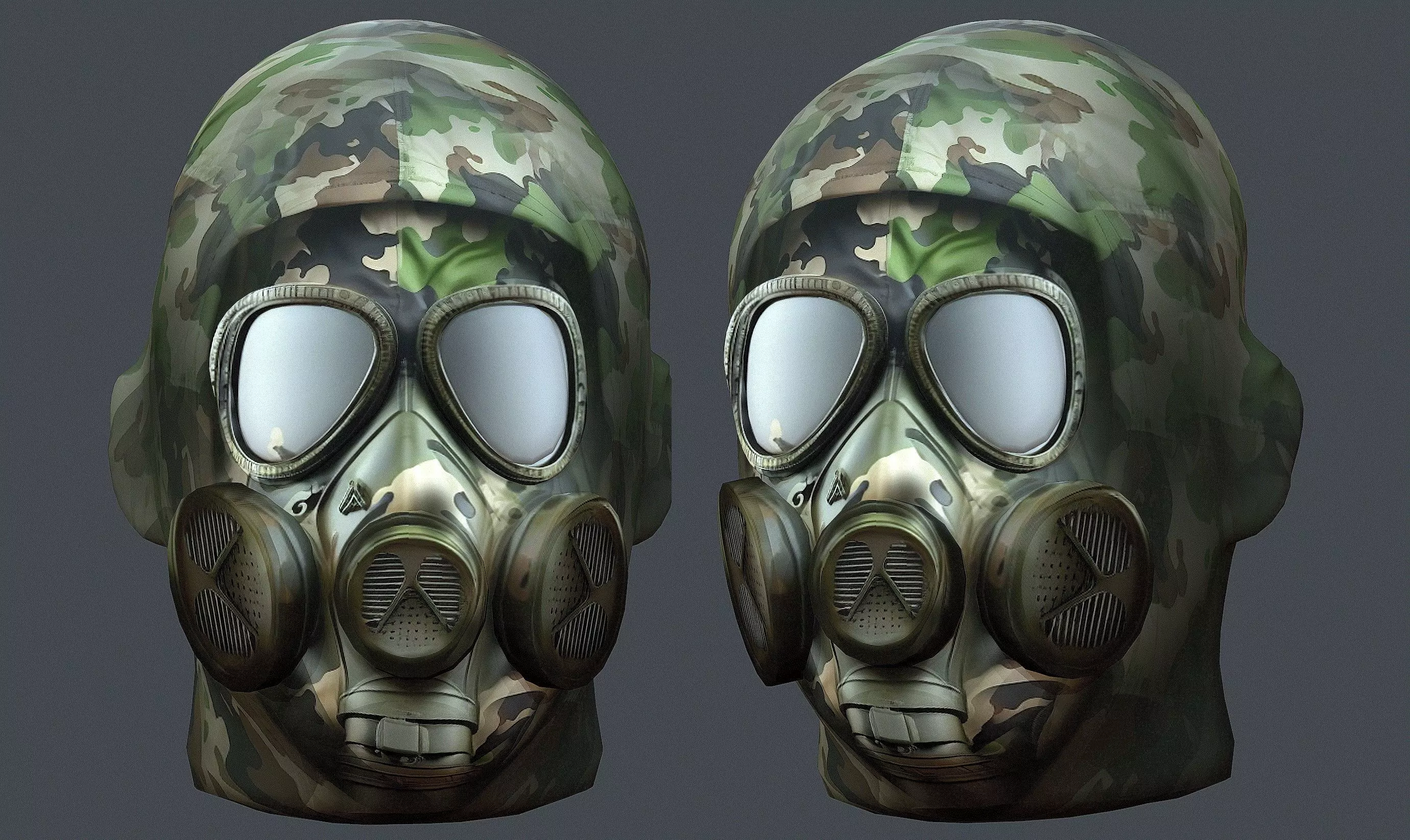 Helmet 3d model military combat Military Low-poly Low-poly 3D model_0