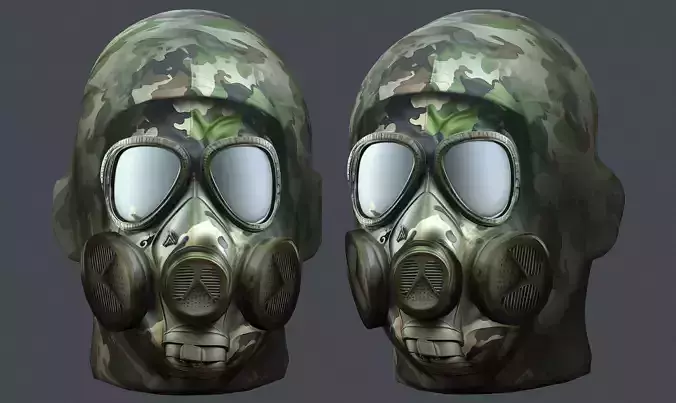 Helmet 3d model military combat Military Low-poly