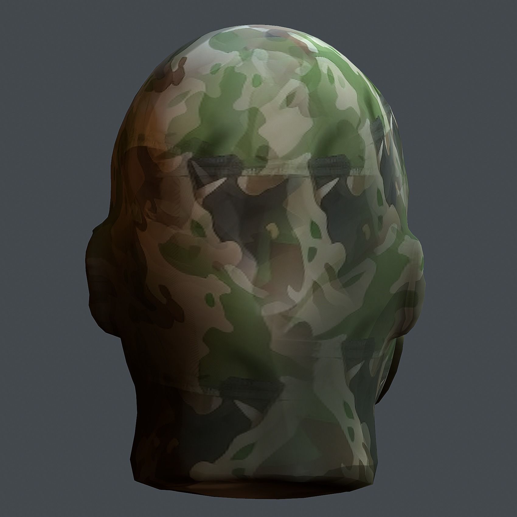 Helmet 3d model military combat Military Low-poly Low-poly 3D model_7