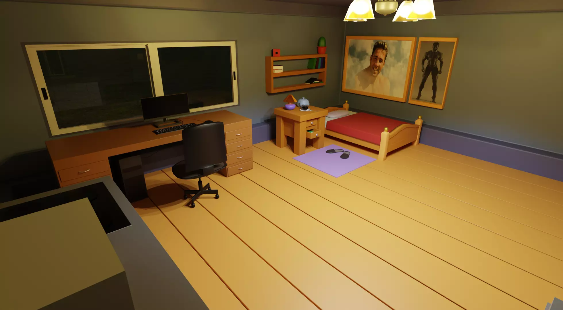 Full Dream Room 3D model_0