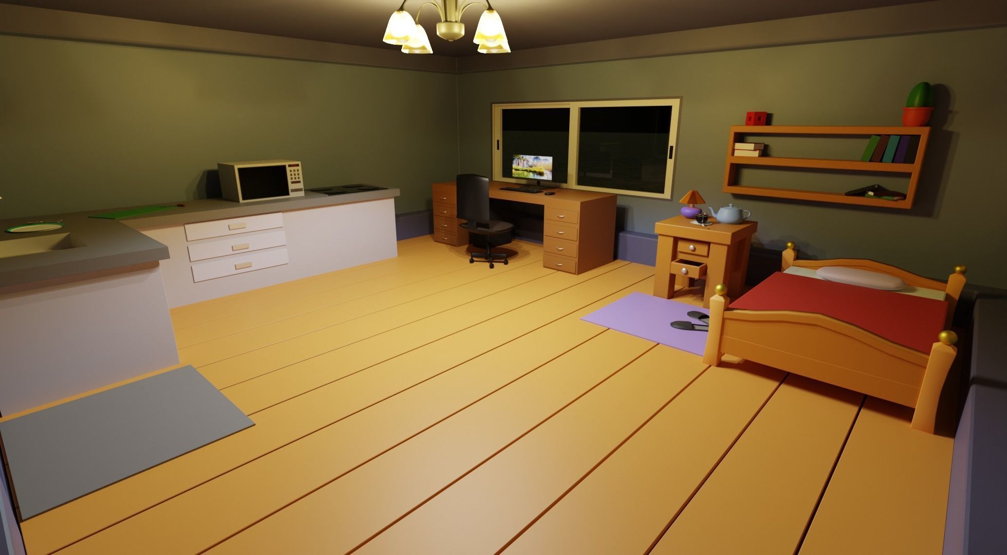 Full Dream Room 3D model_2