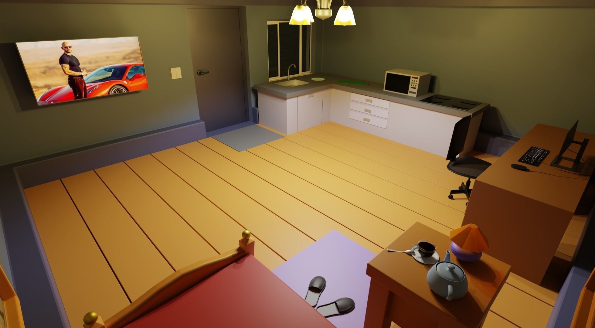 Full Dream Room 3D model_1