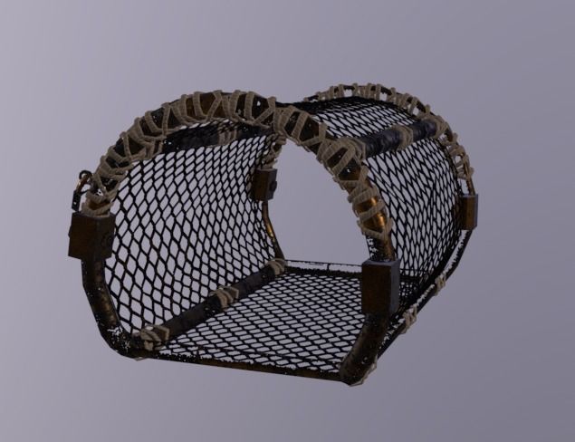 LobsterPot Low-poly 3D model_2