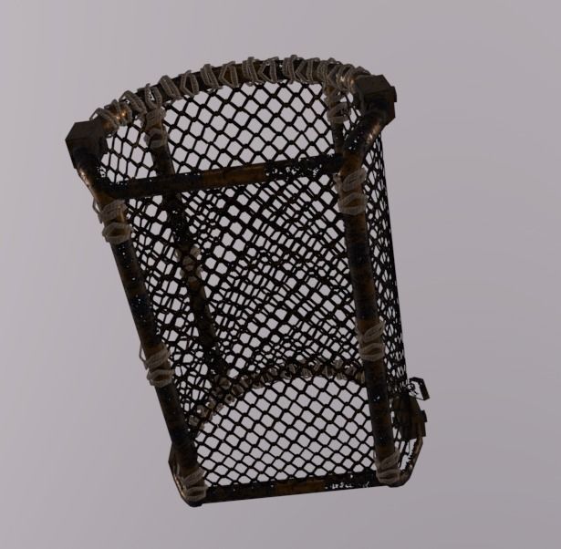 LobsterPot Low-poly 3D model_5