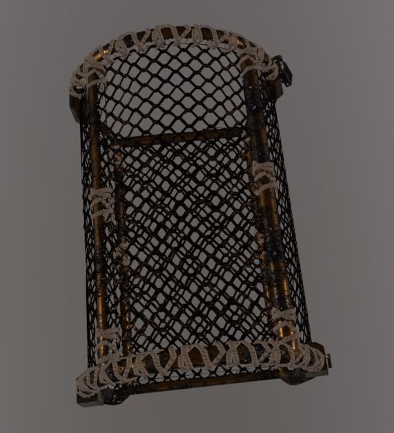 LobsterPot Low-poly 3D model_4