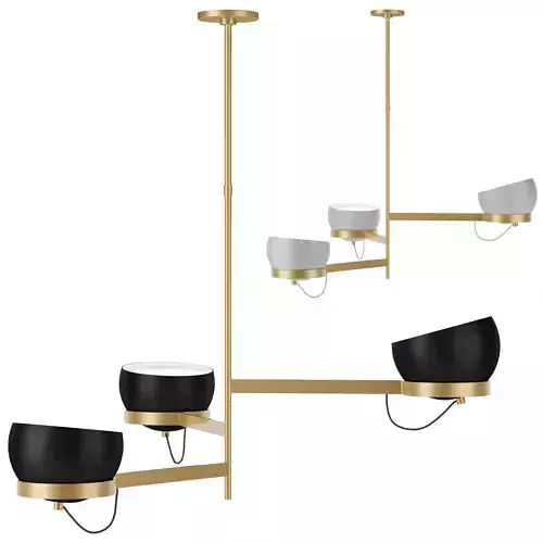 Chandelier Visual Comfort Lightwell Grande Triple 