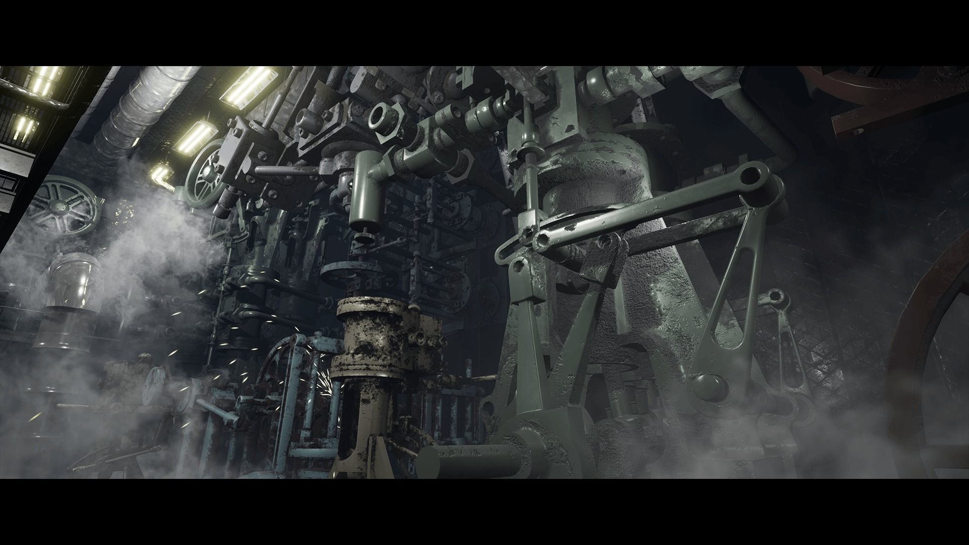 EngineHall Low-poly 3D model_9