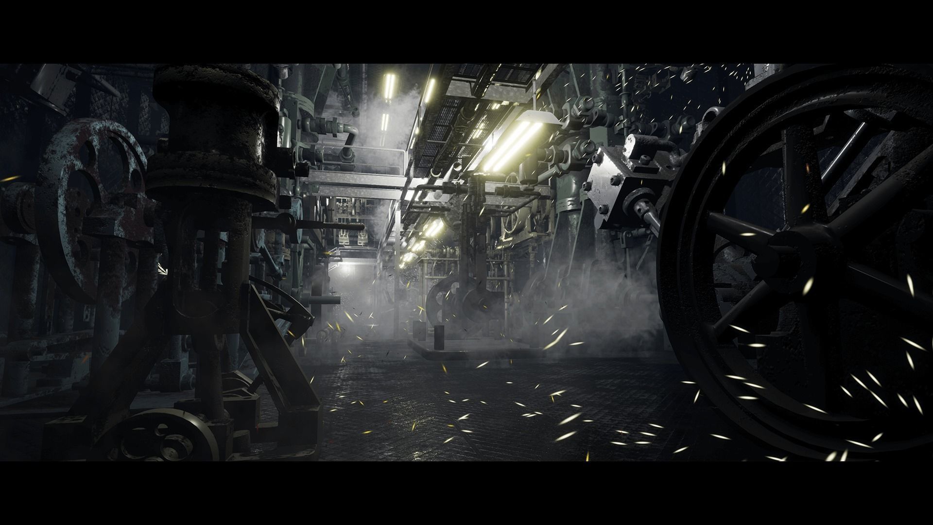 EngineHall Low-poly 3D model_3