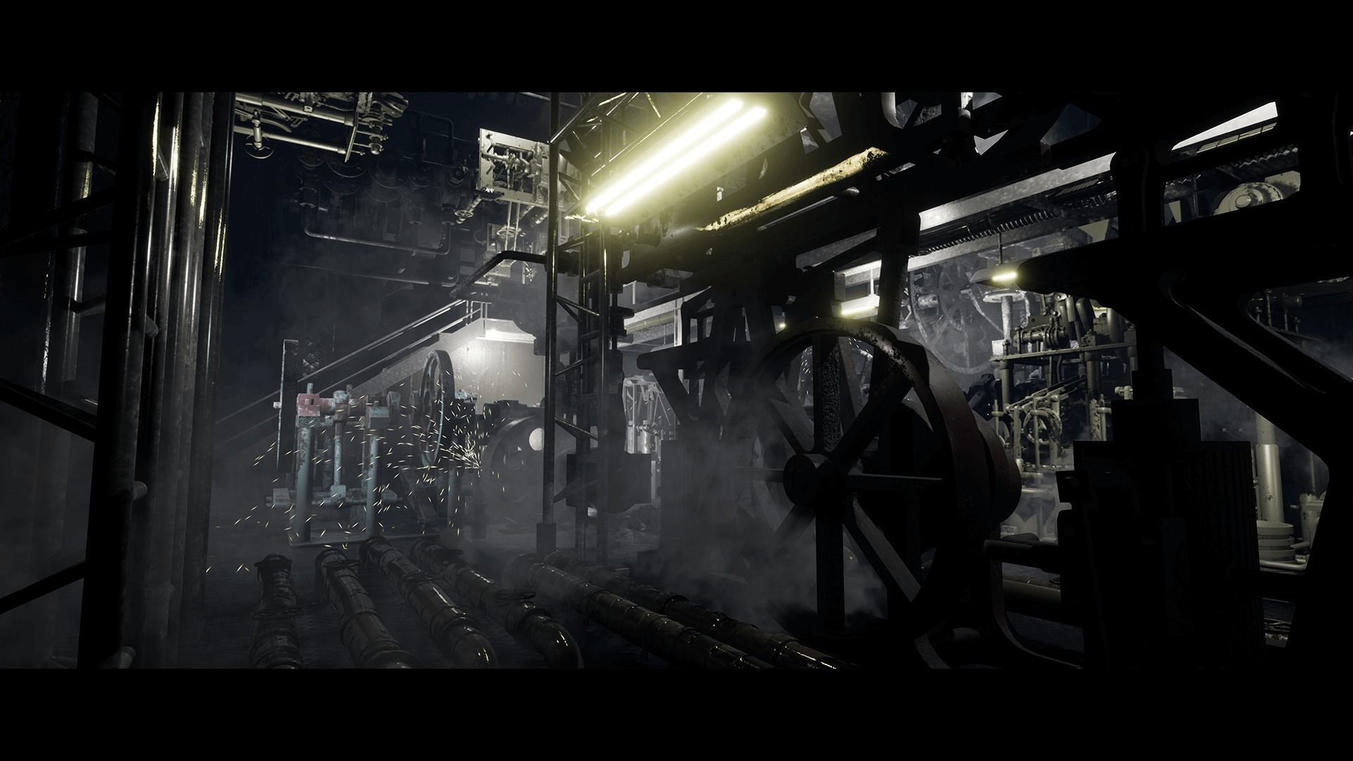 EngineHall Low-poly 3D model_4