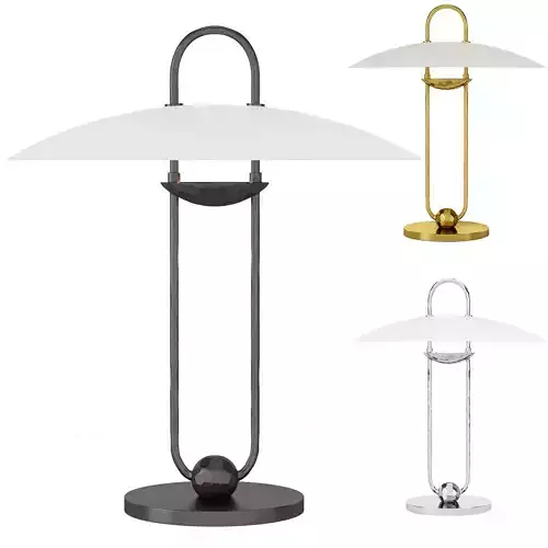 Ralph Lauren VISUAL COMFORT Cara Sculpted Table Lamp Low-poly 3D model