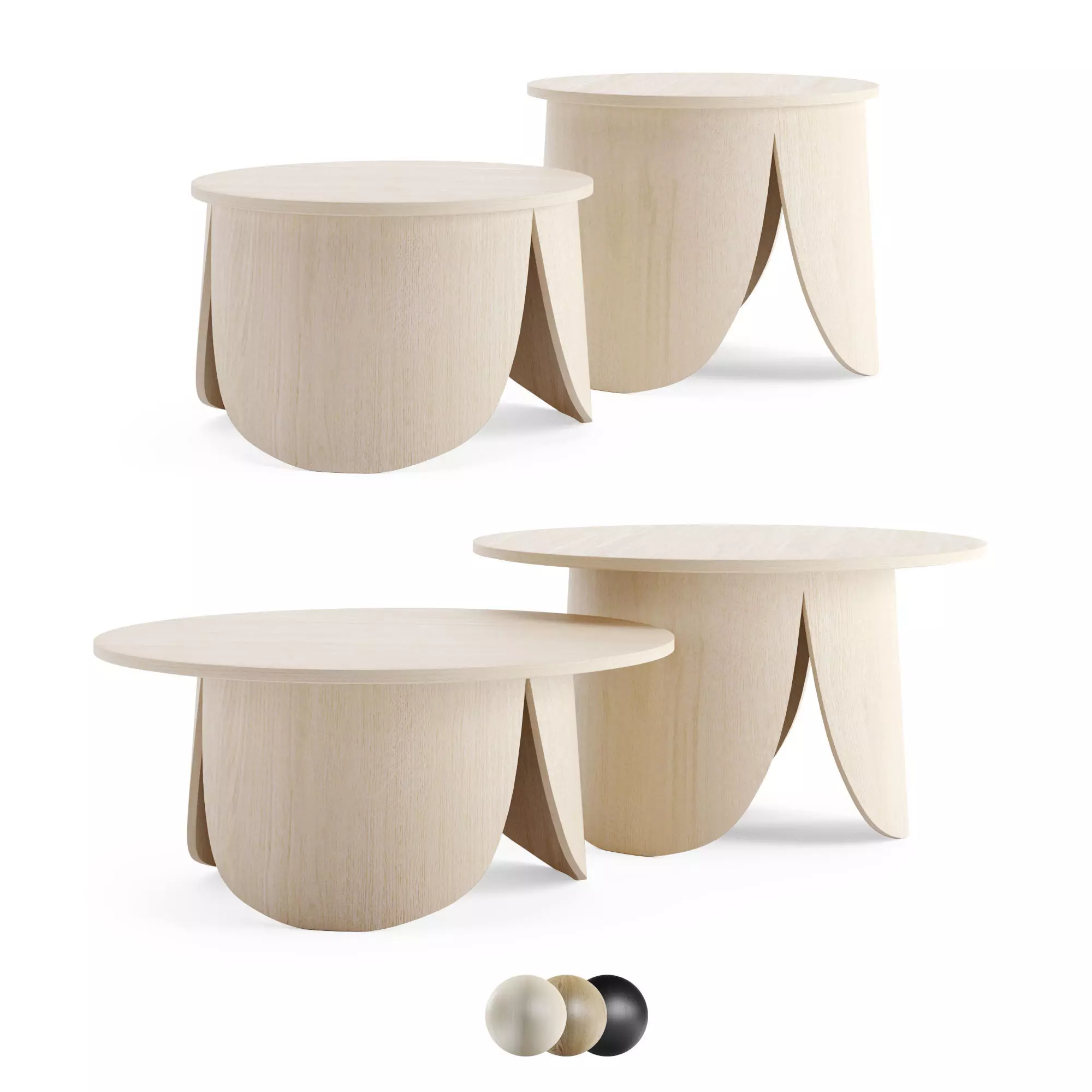 Bolia Coffee Table Peyote 3D model