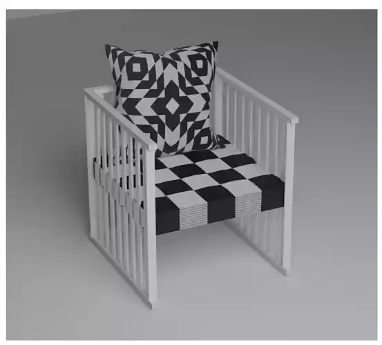 Purkersdorf Chair by Koloman Moser Free 3D model