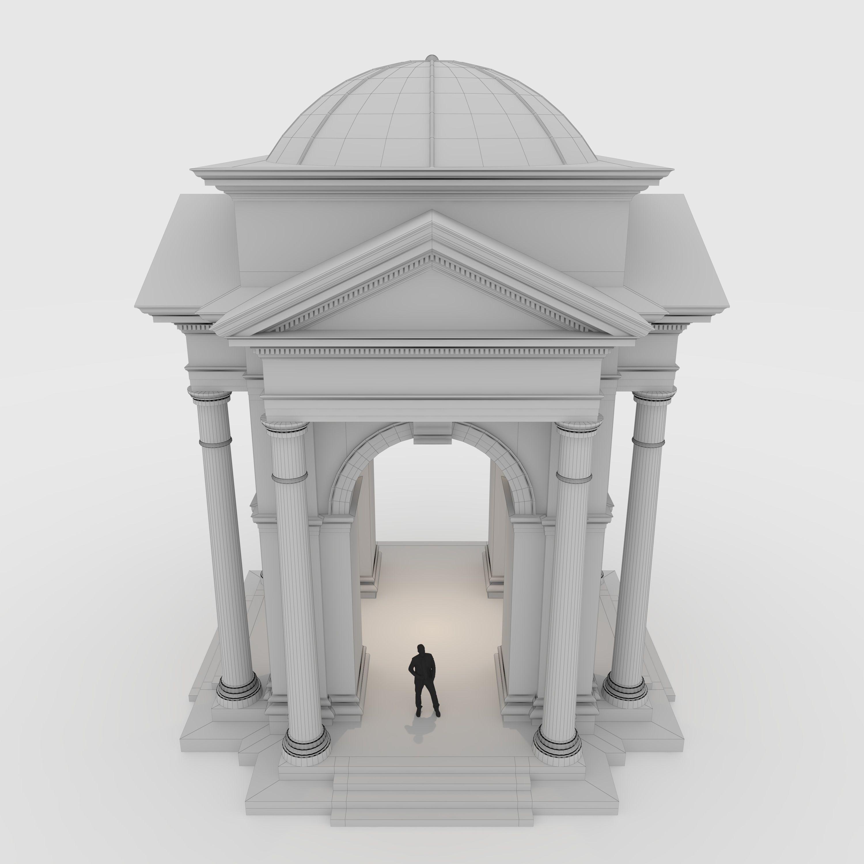 Portico 1 3D model_11