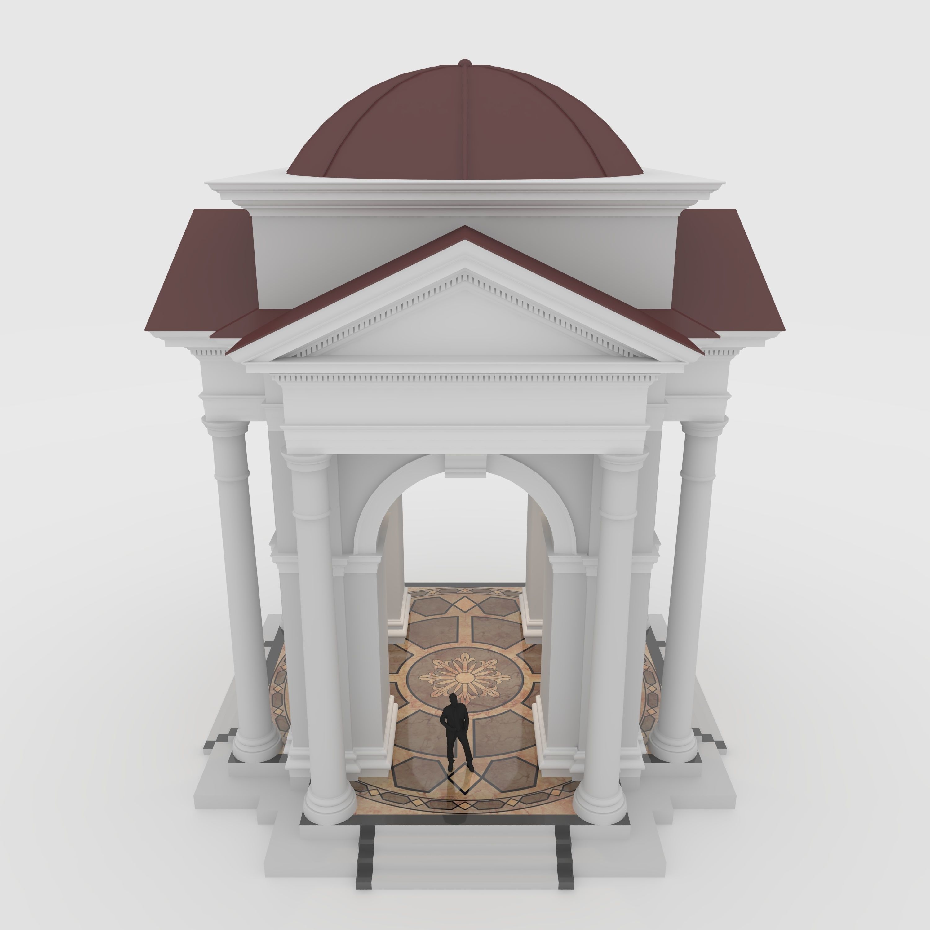 Portico 1 3D model_10