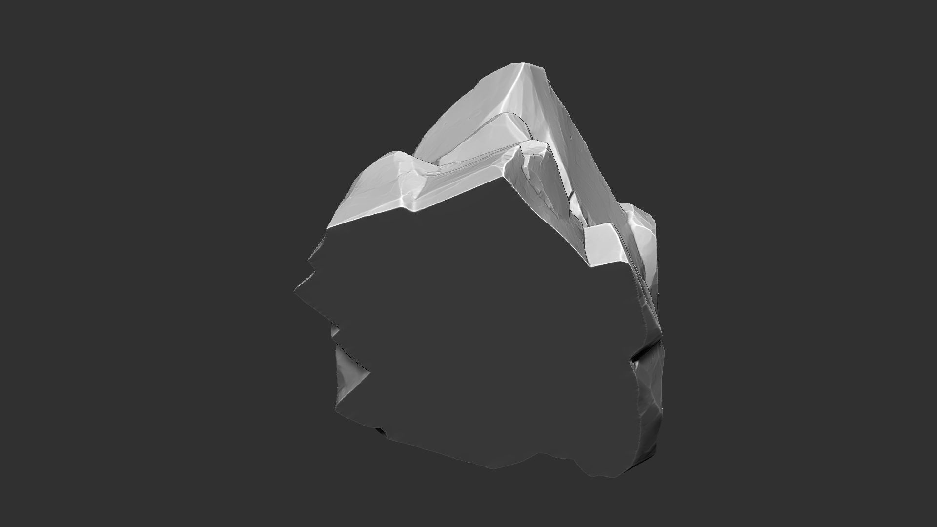 3D Mountain rock Zbrush sculpt 3D model_12
