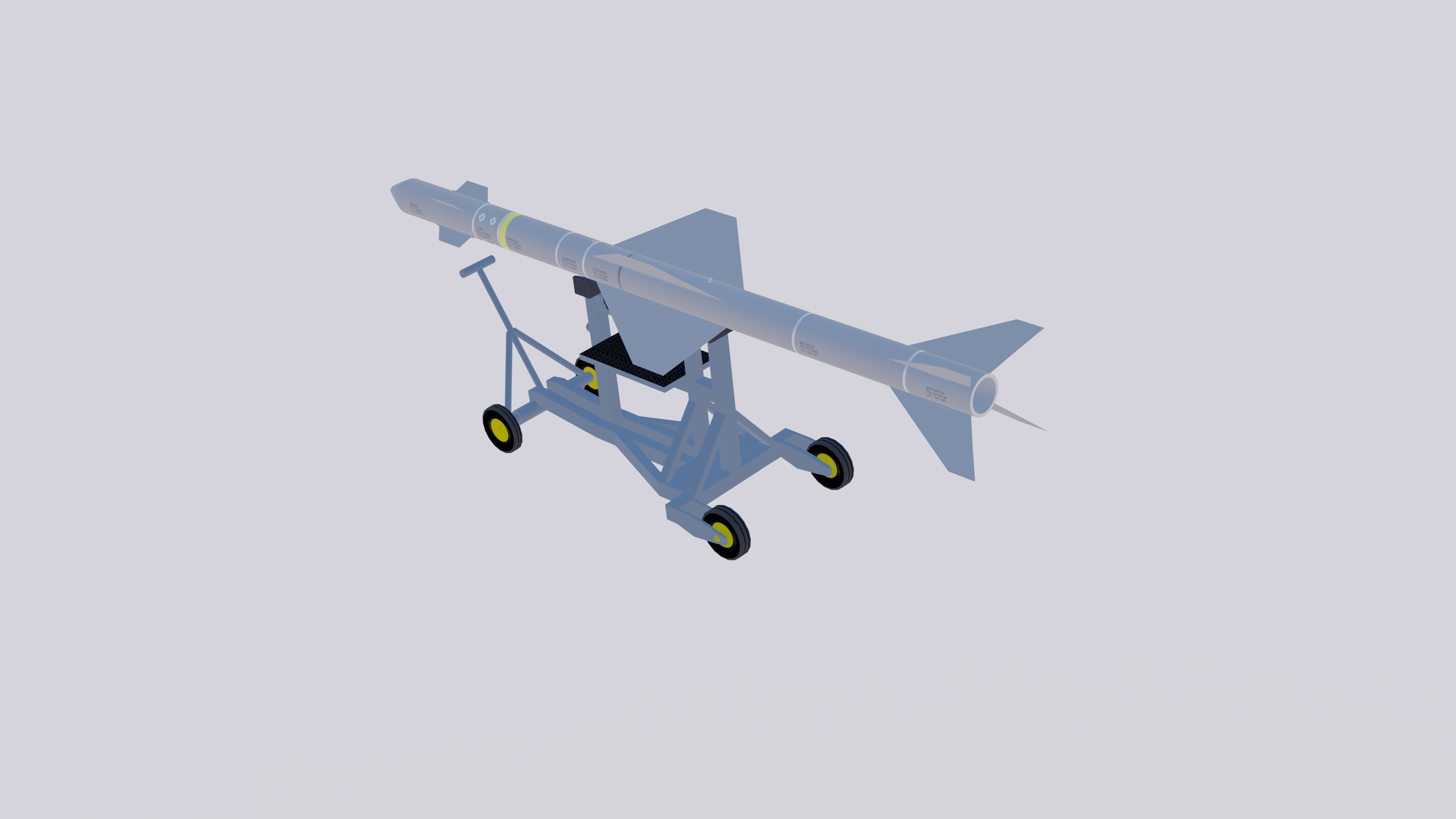 Mectron MAR-1 Low-poly 3D model_3