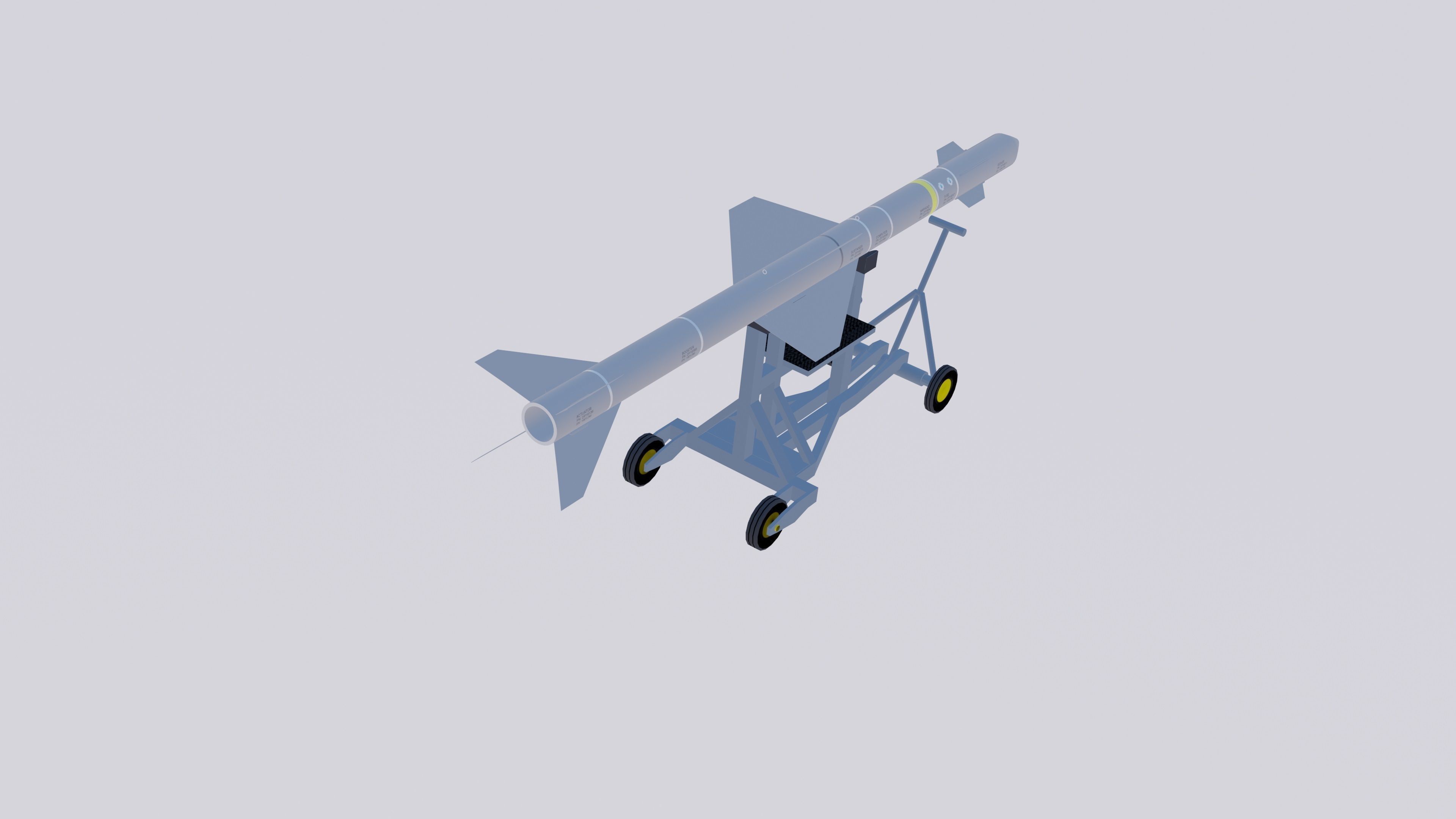 Mectron MAR-1 Low-poly 3D model_2